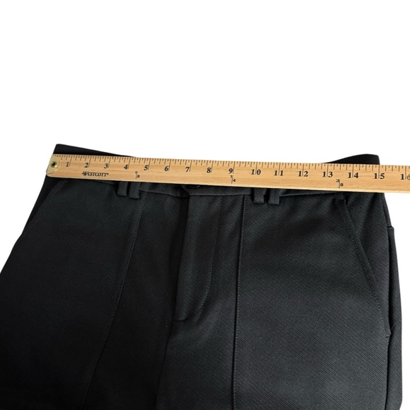 Anthropologie The Essential Trouser Pants Black Womens 8 Contemporary Minimalist - Picture 7 of 12